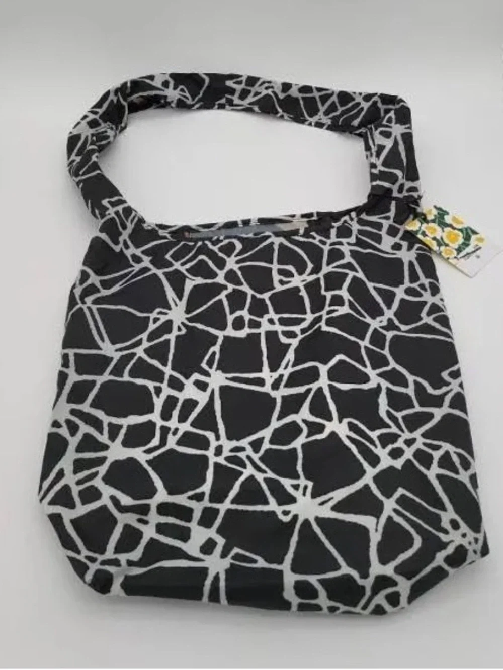 NEW Diane Von Furstenberg Target Collab Black/White Abstract Reusable Market Bag